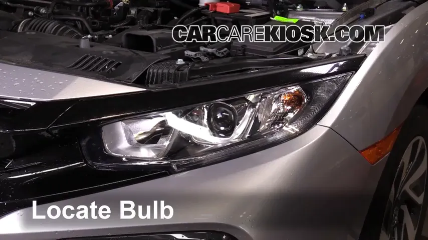 2018 Honda Civic LX 2.0L 4 Cyl. Hatchback Lights Turn Signal - Front (replace bulb)